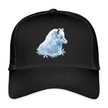 Polarfuchs - Trucker Cap - Schwarz/Schwarz - Vorne