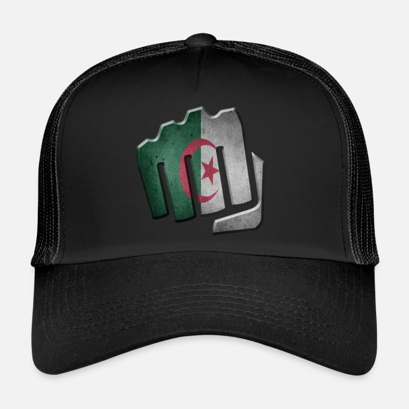 Algérie - Casquette trucker - noir/noir