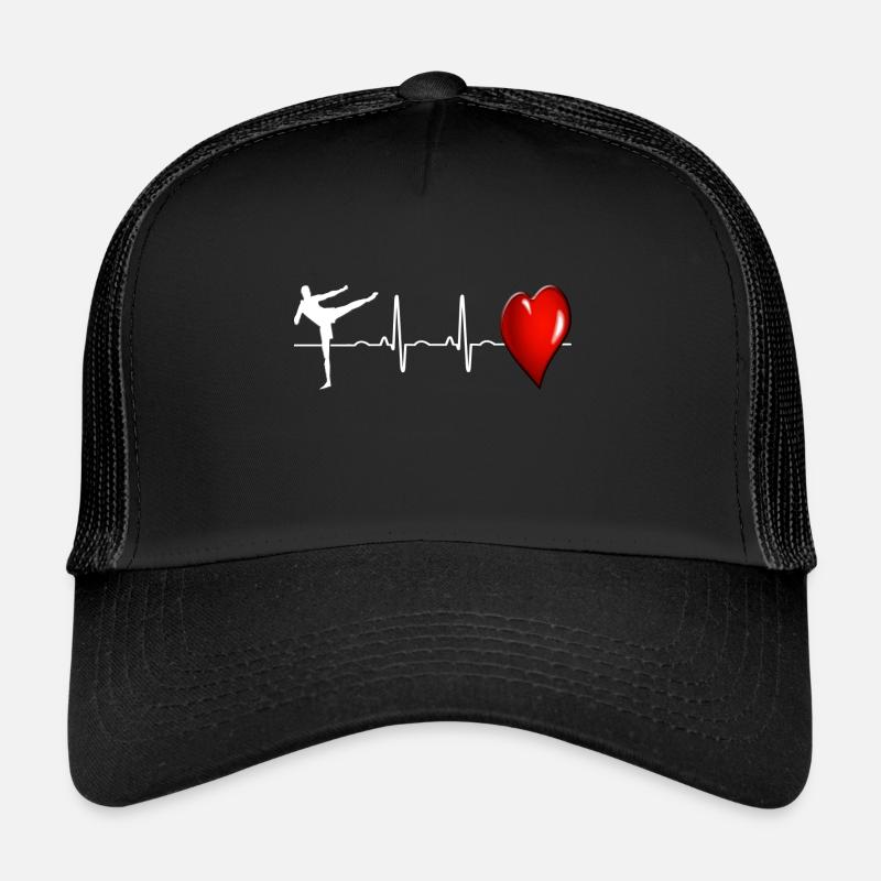 Kickboxing - Trucker Cap - black/black