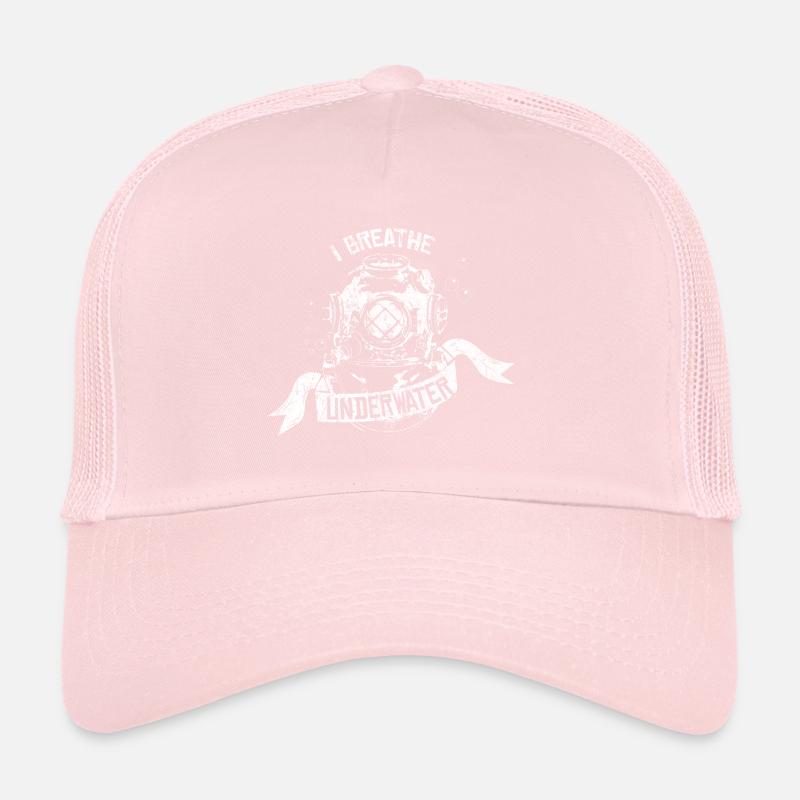 Diving Swimming Gift Idea Trucker Cap