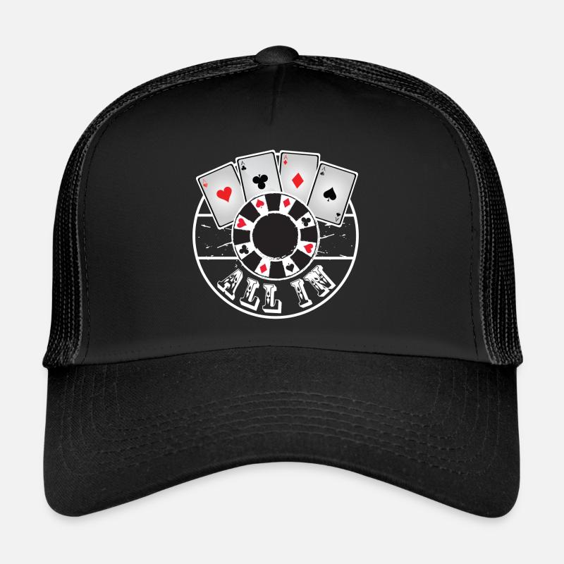 Spielkarten Chips Casino Trucker Cap