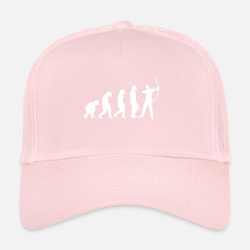 L’évolution arc-en-ciel flèche et arc Casquette trucker 