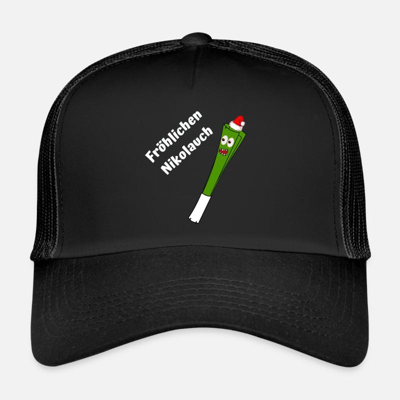 Fröhlichen Nikolauch - Trucker Cap - Schwarz/Schwarz