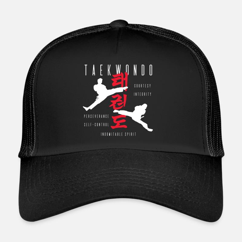Taekwondo Kampfkunst Kampfsport Geschenk Dobok Trucker Cap