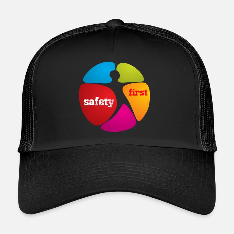 SAFETY FIRST * SÉCURITÉ Casquette trucker 