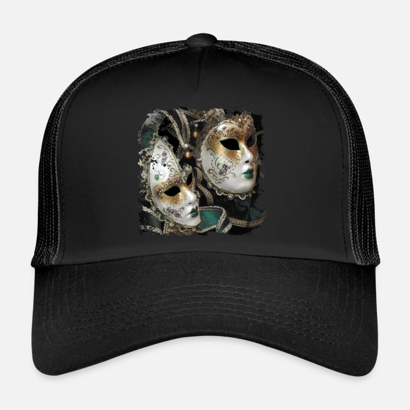 Masques pour le carnaval à Venise Casquette trucker 