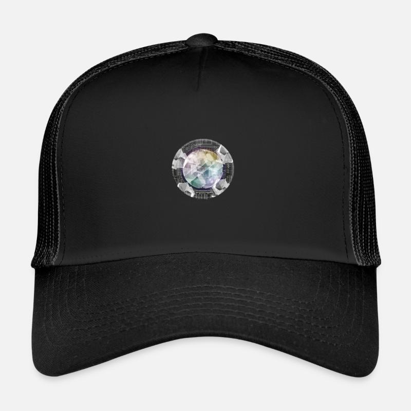 Objektiv - Trucker Cap - Schwarz/Schwarz