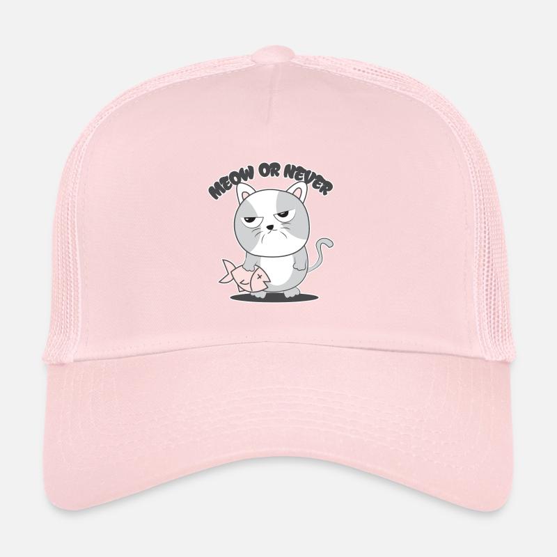Chat Miau poisson Casquette trucker 