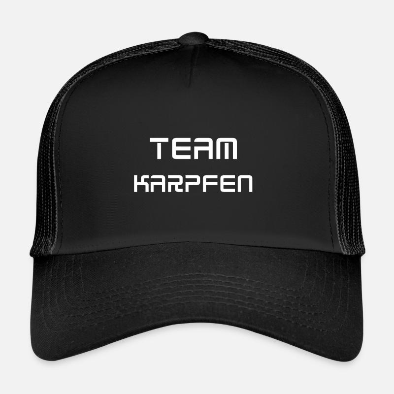Team carp for carp anglers as a gift idea Trucker Cap