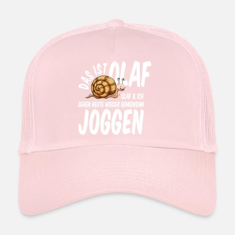 Laufshirt Jogging joggen Laufen Schnecke langsam Trucker Cap