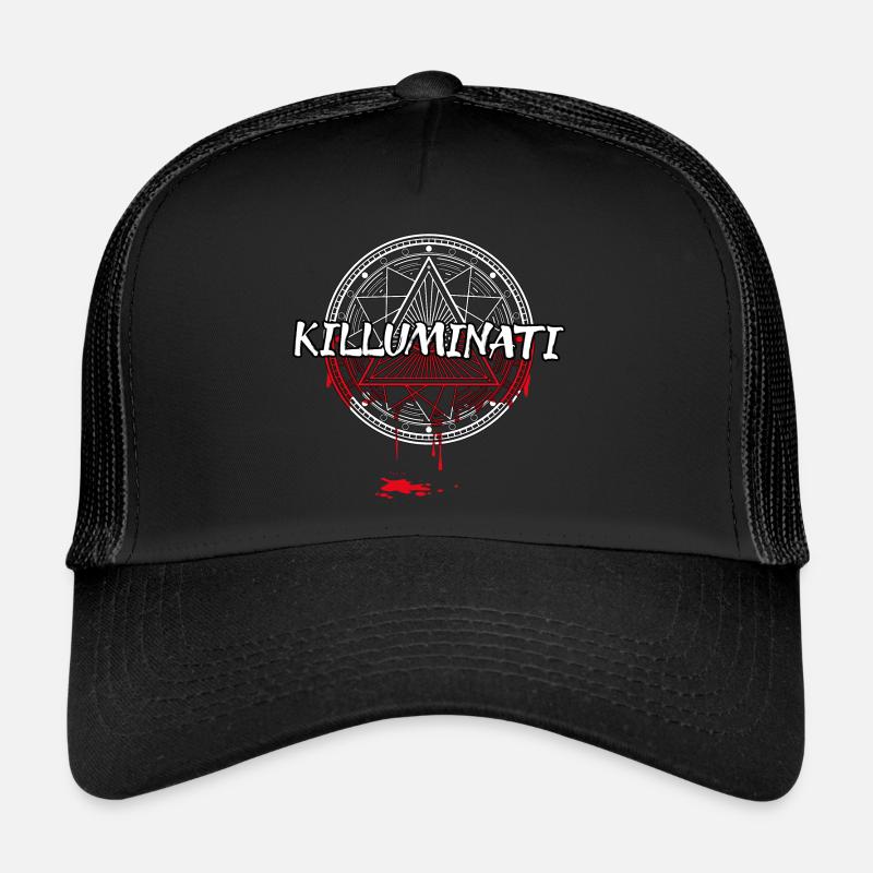 killuminati - Casquette trucker  - noir/noir