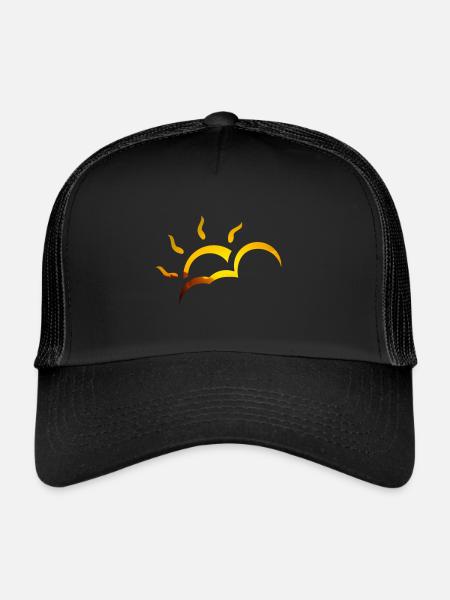 Sun - Trucker Cap - black/black - Front