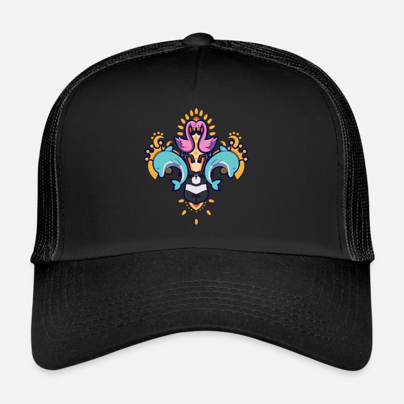 Mardi gras Fasching Symbol Deko Geschenk Trucker Cap