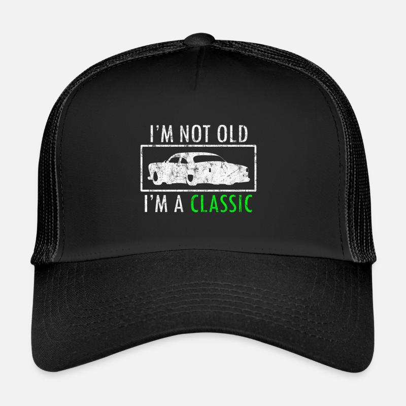 Auto - Trucker Cap - Schwarz/Schwarz