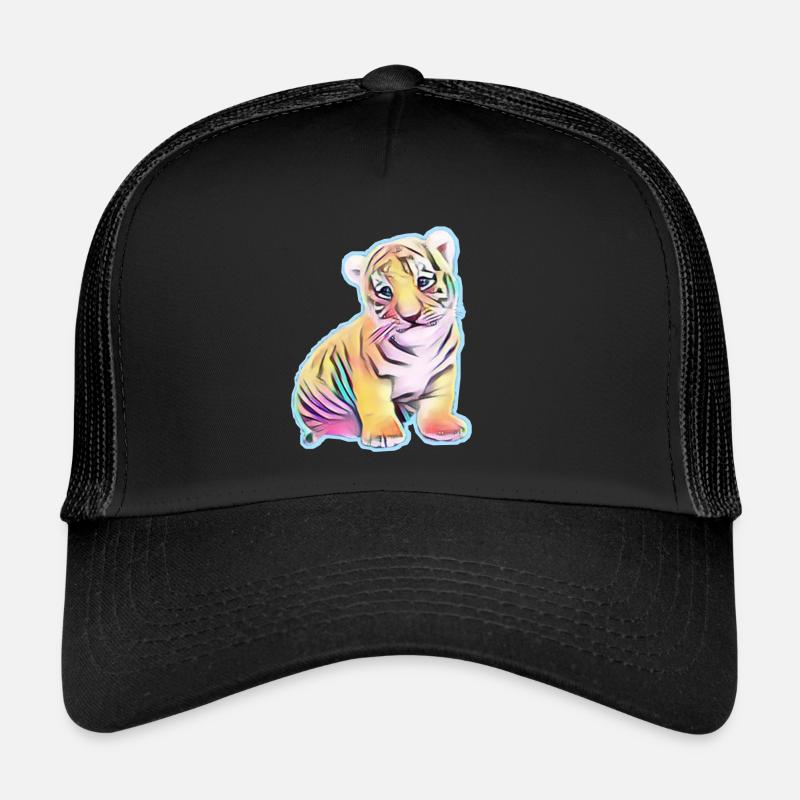 Tiger - Casquette trucker  - noir/noir