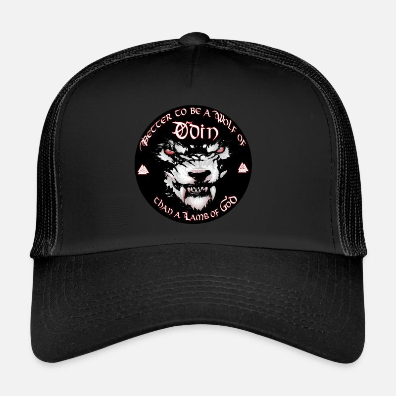 Odin better a wolf odins than a Trucker Cap