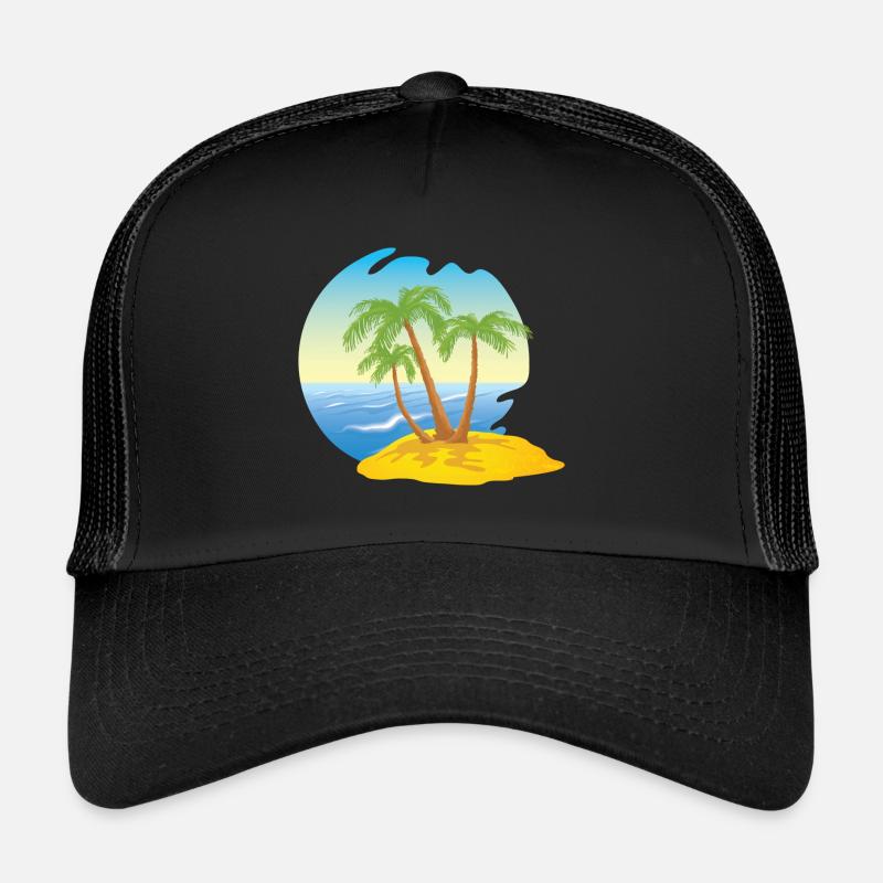 L’île Casquette trucker 