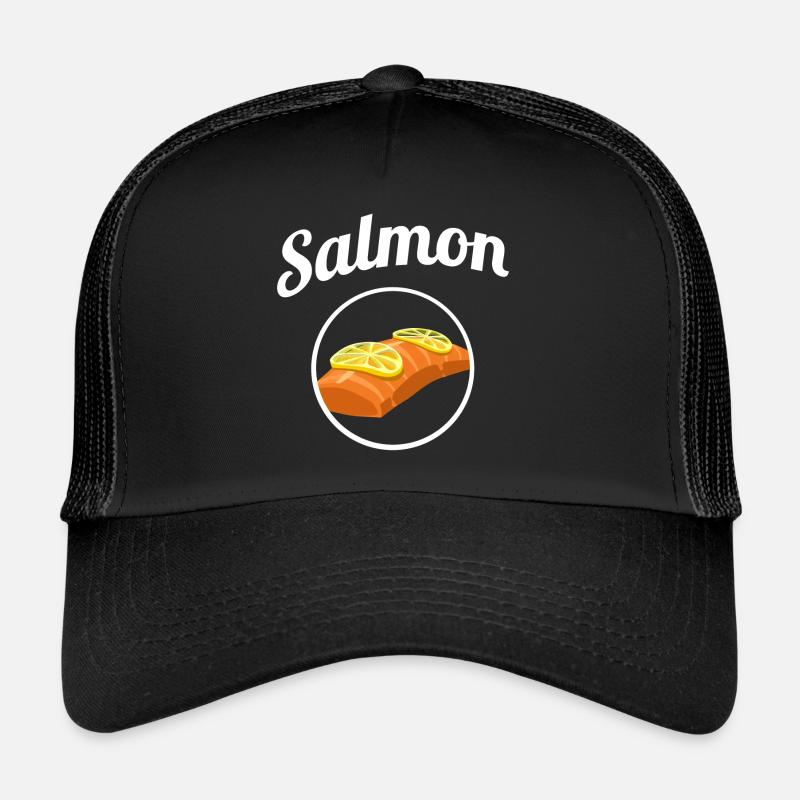 Salmon Lachs Fisch Geschenkidee Geschenk Trucker Cap