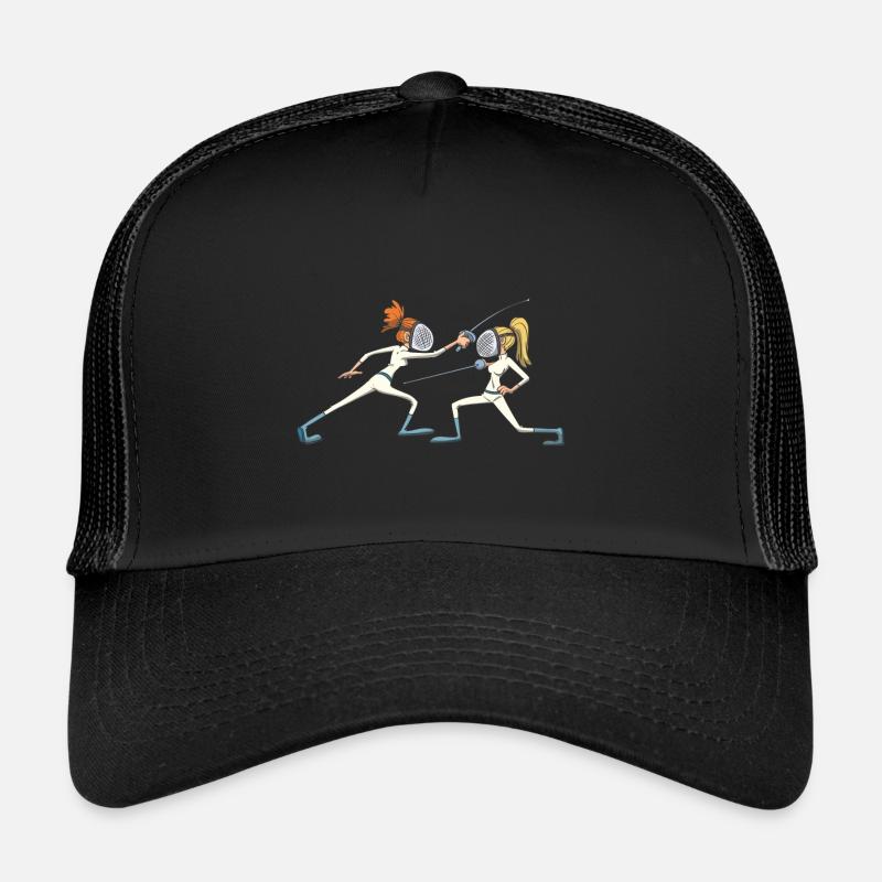 Fencing evasive maneuver gift idea Trucker Cap