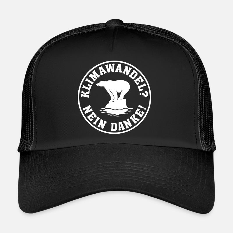 KLIMAWANDEL, NEIN DANKE LOGO Trucker Cap