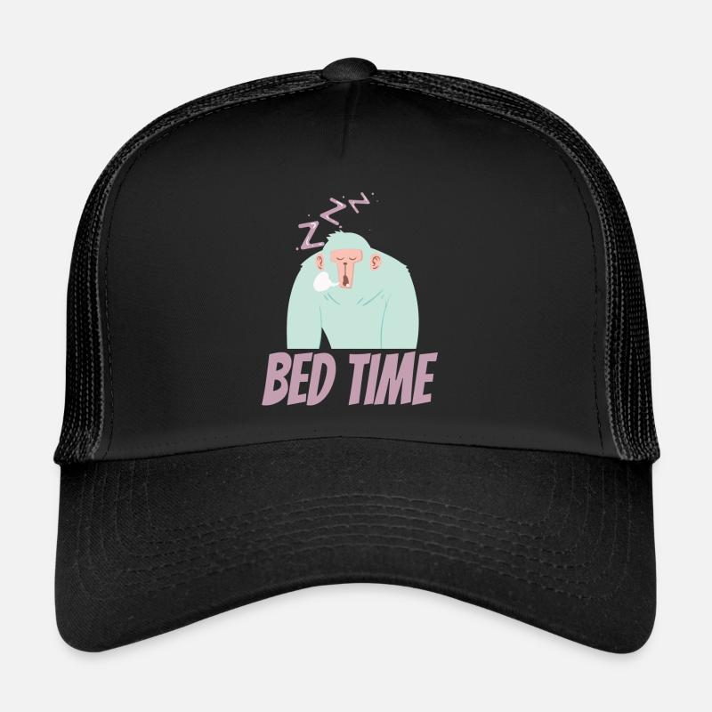 Heure du coucher, heure du coucher Casquette trucker 