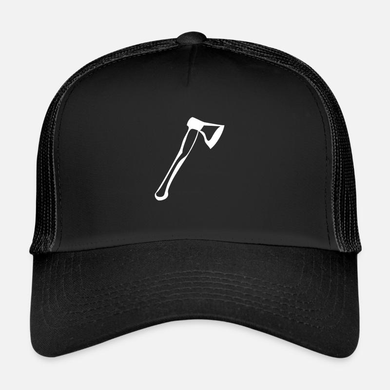 Den Baum mit einer Axt fällen Trucker Cap