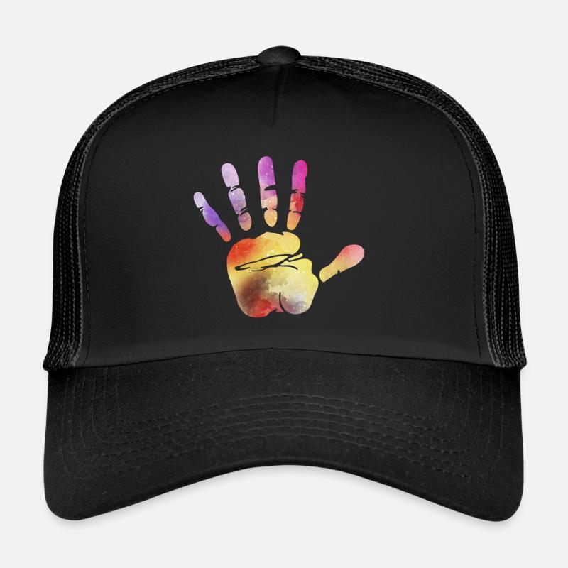 Hand stop Trucker Cap