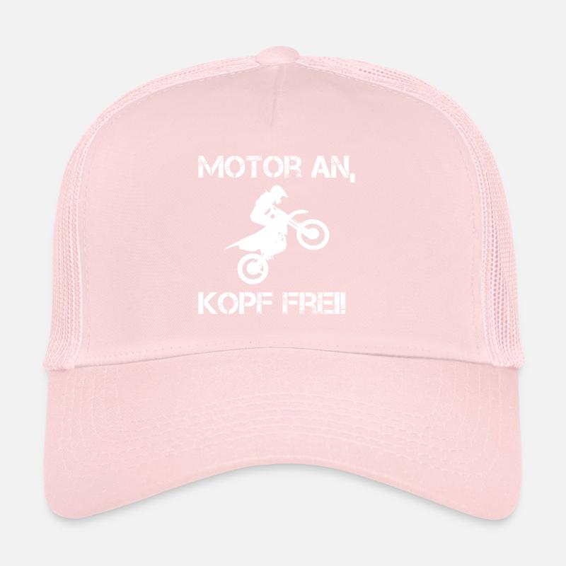 Motor an Kopf frei Trucker Cap