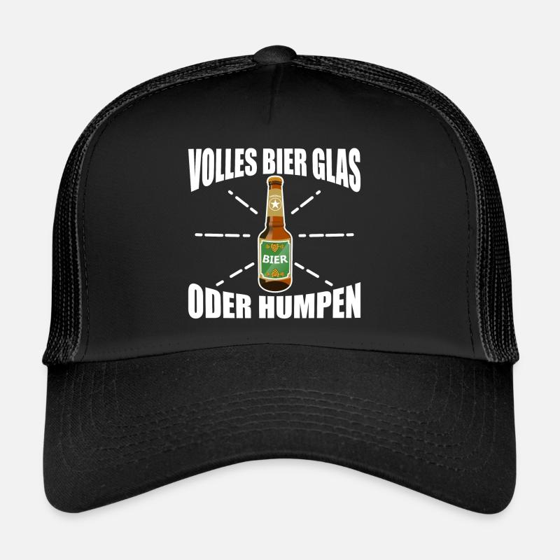 VOLLES BIER GLAS ODER HUMPEN Trucker Cap