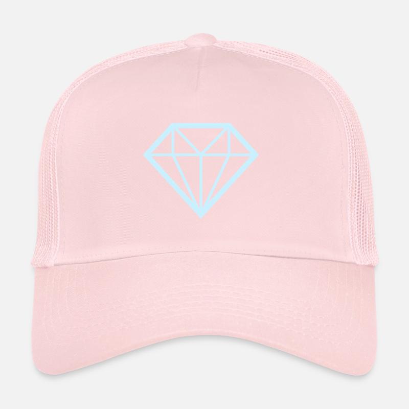 Diamond Geometry Lines Trucker Cap