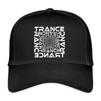 Trance Trance Trance (LeeJ) - Trucker Cap - black/black - Front