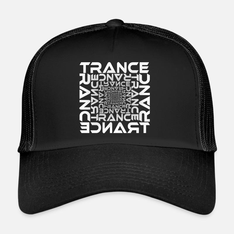 Trance Trance Trance (LeeJ) - Trucker Cap - black/black