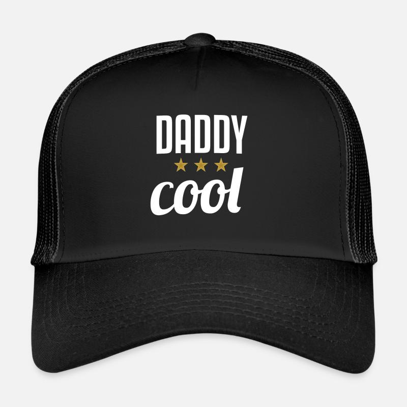 DADDY COOL - Trucker Cap - Schwarz/Schwarz