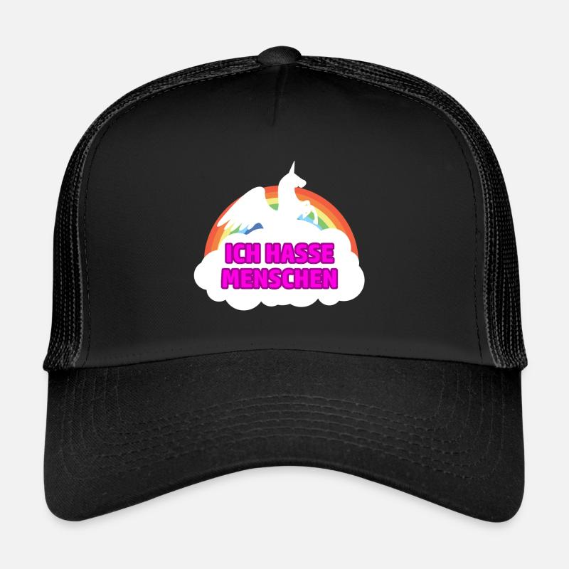Je déteste les gens Casquette trucker 