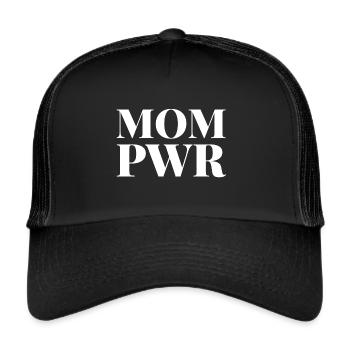 Mompower - Trucker Cap - black/black - Front