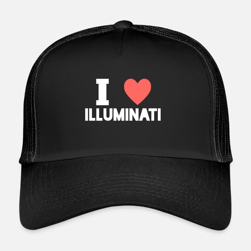 j'adore les illuminati Casquette trucker 