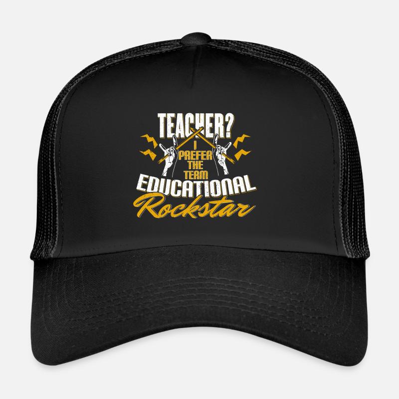 Schule Lehrer Lehrer - Trucker Cap - Schwarz/Schwarz