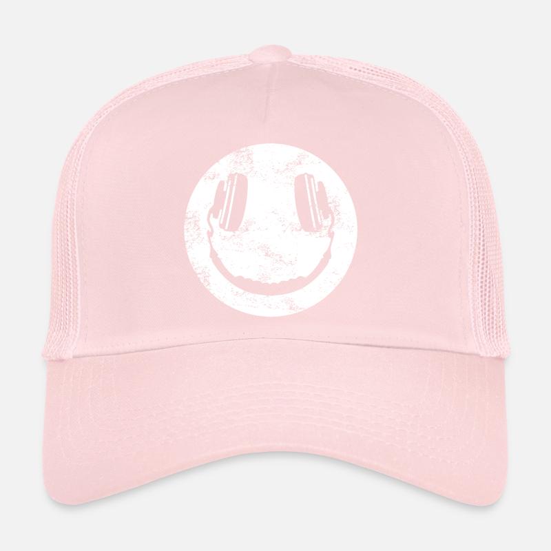 Techno - Musik - Kopfhörer - EDM - Rave Trucker Cap
