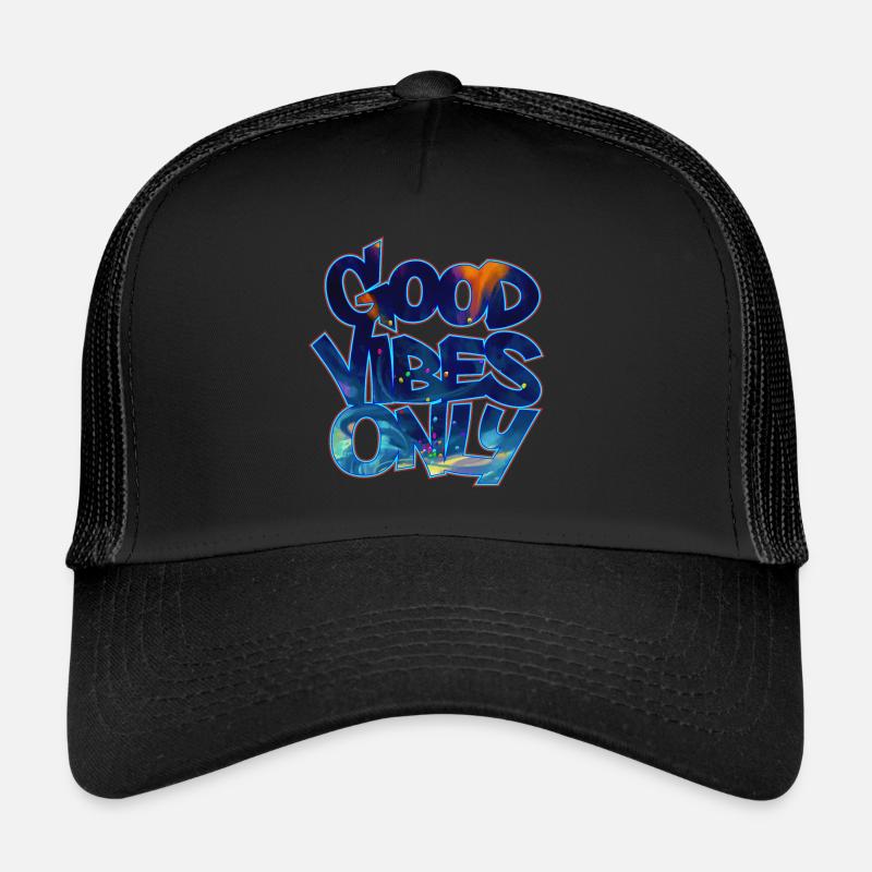 VIBES ONLY Graffiti Trucker Cap