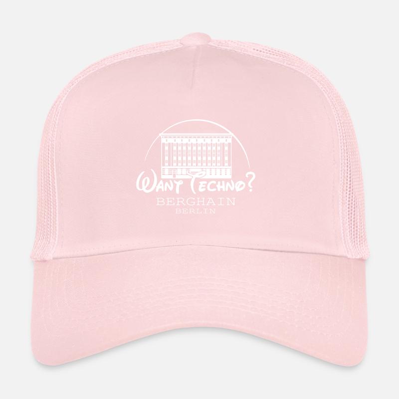 Veulent techno berlin Casquette trucker 