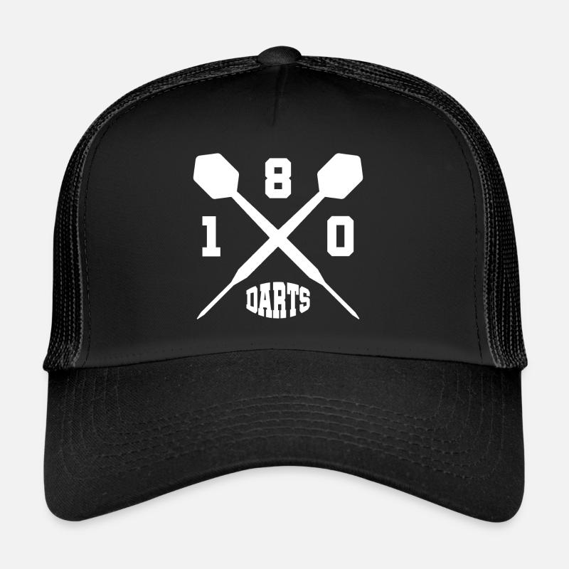 Fléchettes fléchettes fléchettes - Casquette trucker  - noir/noir