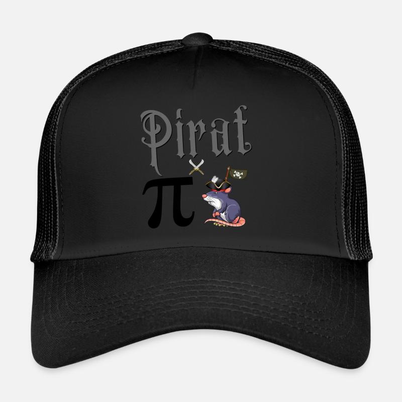 Pirate Pi Rat Pi Rat (Gift Idea) Trucker Cap