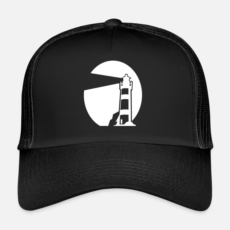 Leuchtturm - Trucker Cap - Schwarz/Schwarz