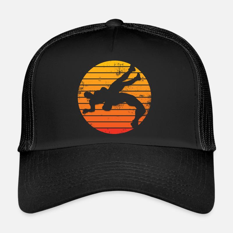 Retro wrestler Trucker Cap