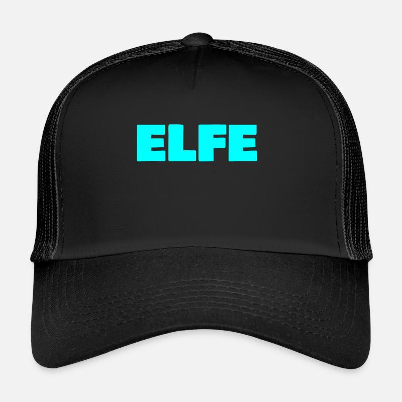 Elfe - Trucker Cap - Schwarz/Schwarz