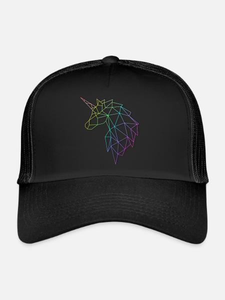 Einhorn - Trucker Cap - Schwarz/Schwarz
