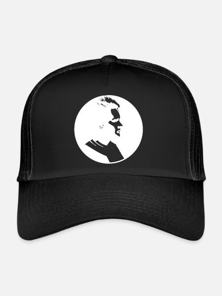 Marie Curie - Trucker Cap - black/black - Front