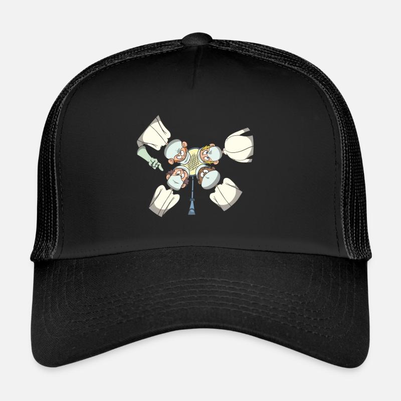 OP Saal Krankenschwester Arzt - Trucker Cap - Schwarz/Schwarz