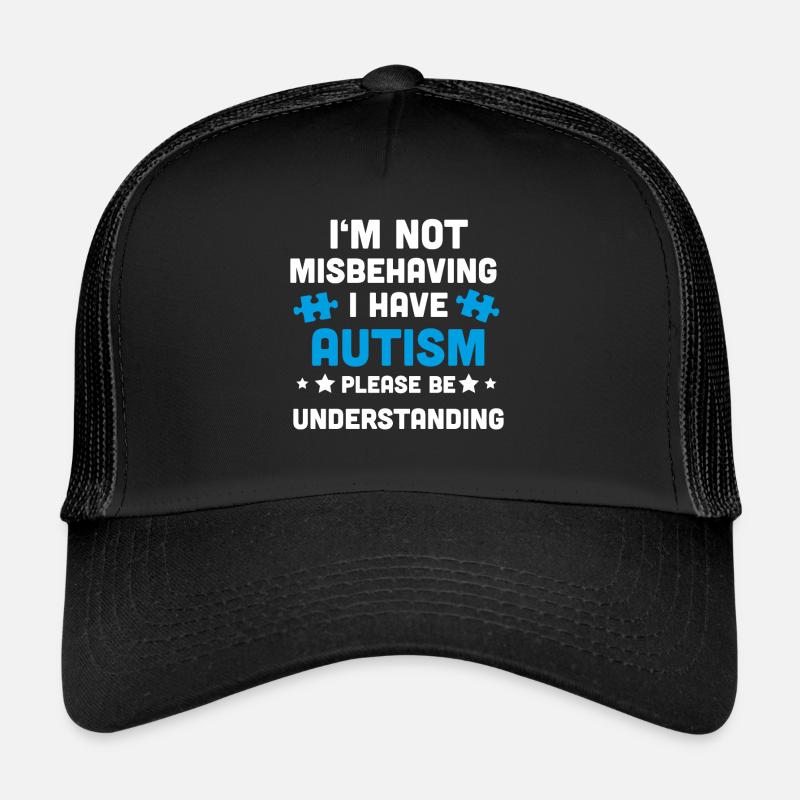 Sensibilité à l'autisme Syndrome d'Asperger Casquette trucker 