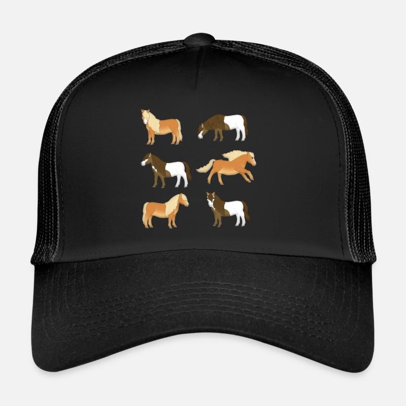 Shetland Pony Selection - Trucker Cap - black/black